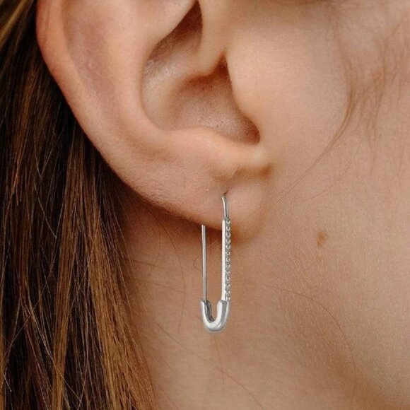 Fashion Jewelry Jewelry - Safety Pin Earrings